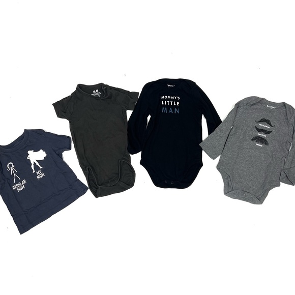 Kids Onsie & Shirt Bundle Sz 12 - 18 Mo - Picture 2 of 16